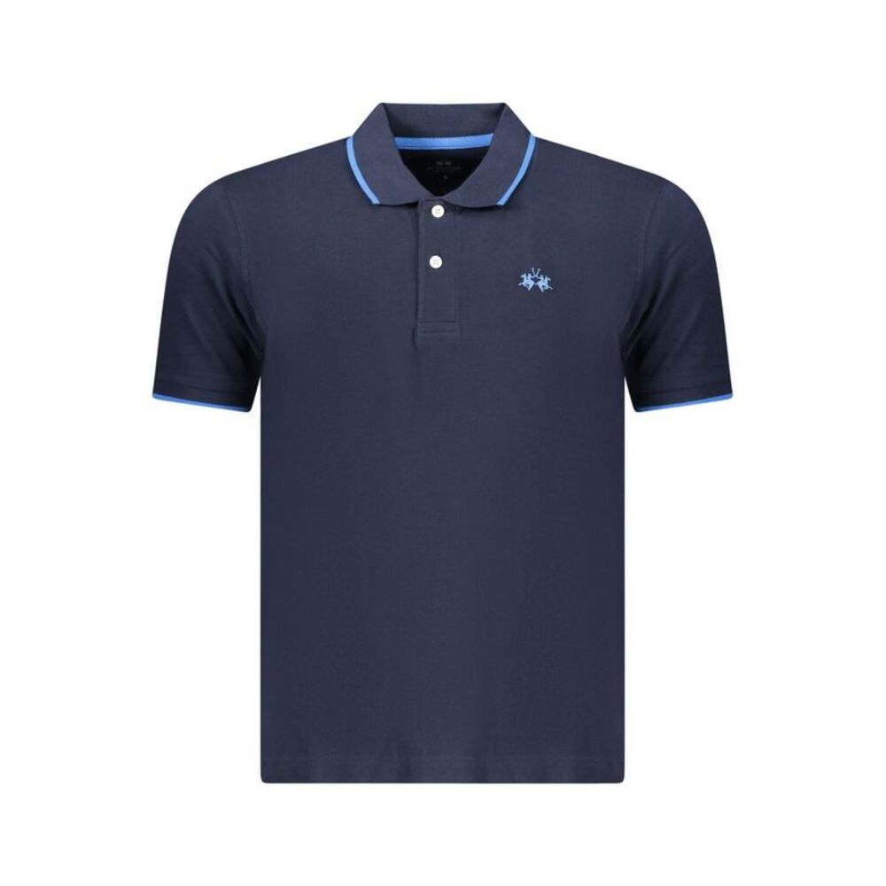 La Martina Blue Cotton Men's Polo Men's Shirt